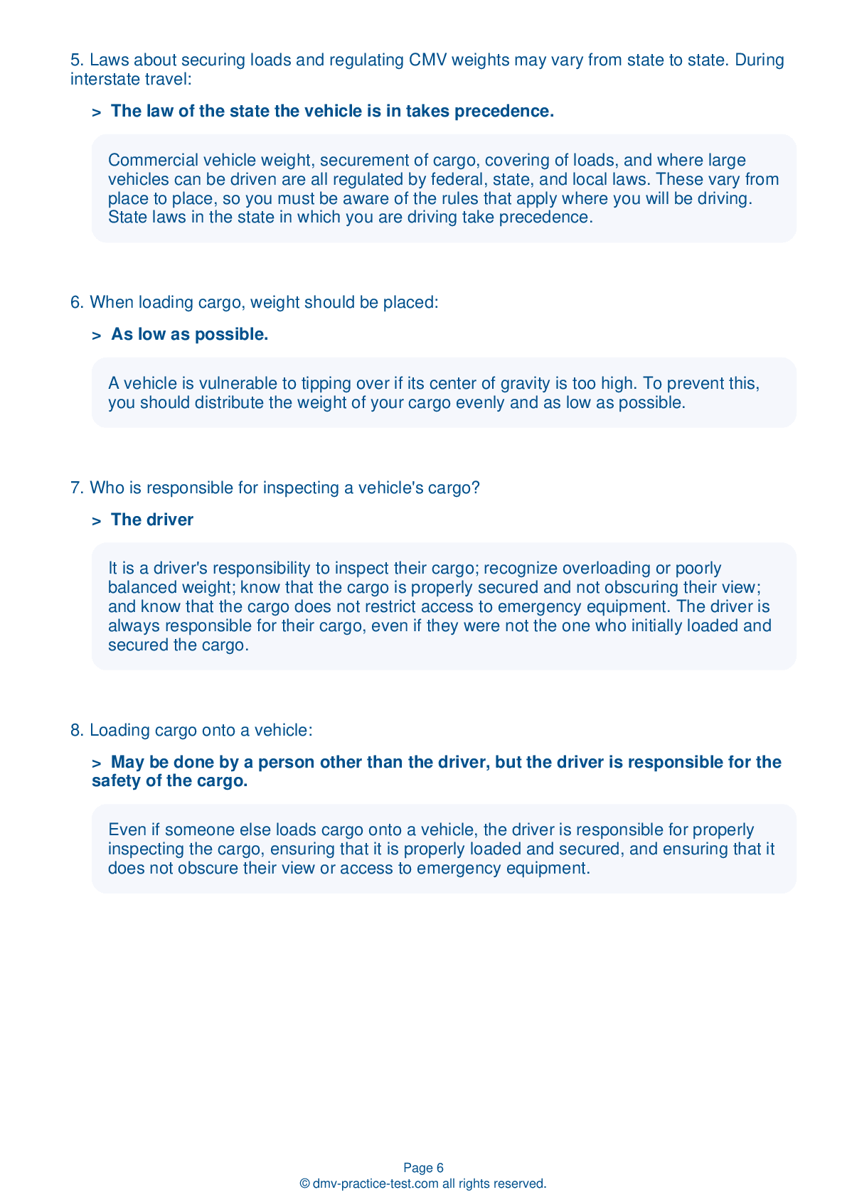 ct cdl permit practice test