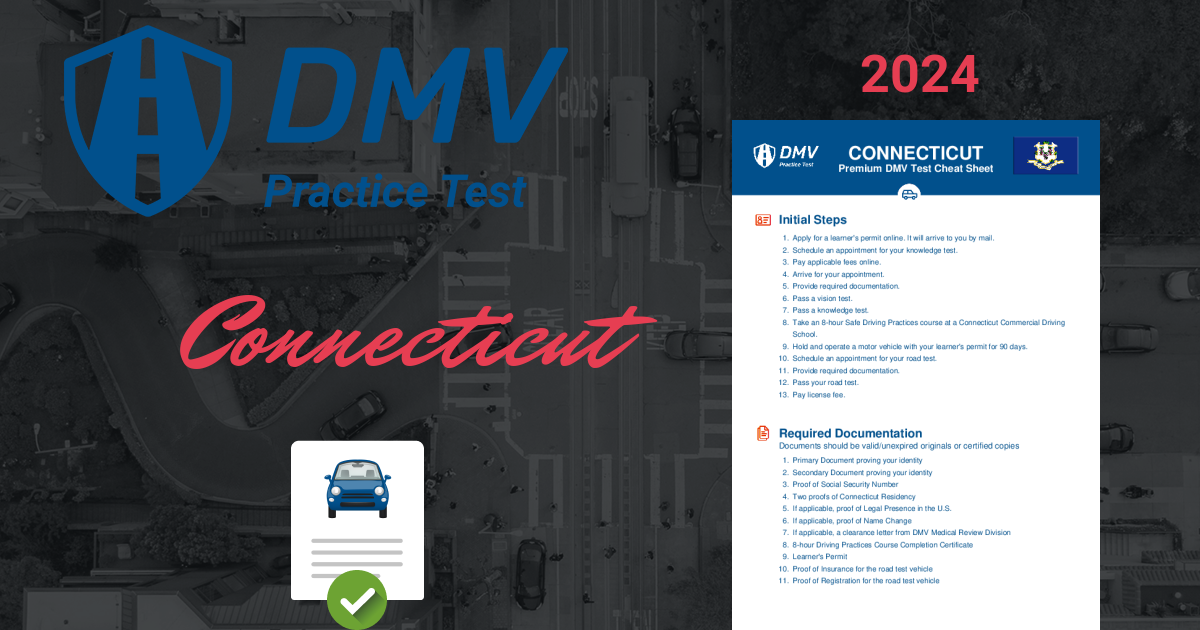 Dmv Practice Test 2024 Connecticut Practice Test Gretal Idaline