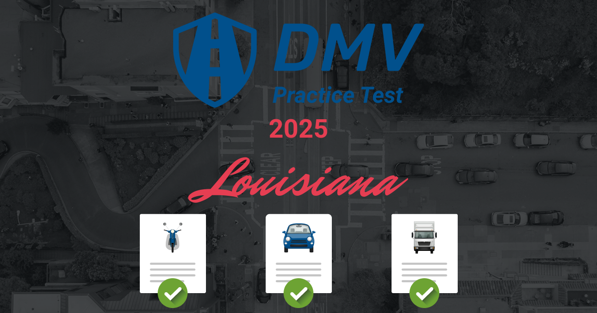 DMV Practice Test Cheat Sheet Reviews | Louisiana - 2025 Cheat Sheet